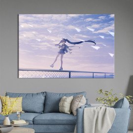 Картина Прекрасна дівчина-аніме 51x34 см (1526-1)