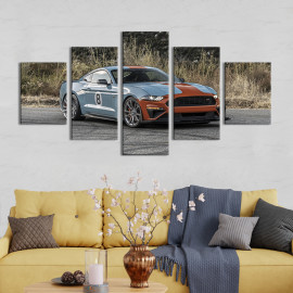 Картина Яскравий суперкар Mustang Roush Stage 112x54 см (1253-52)