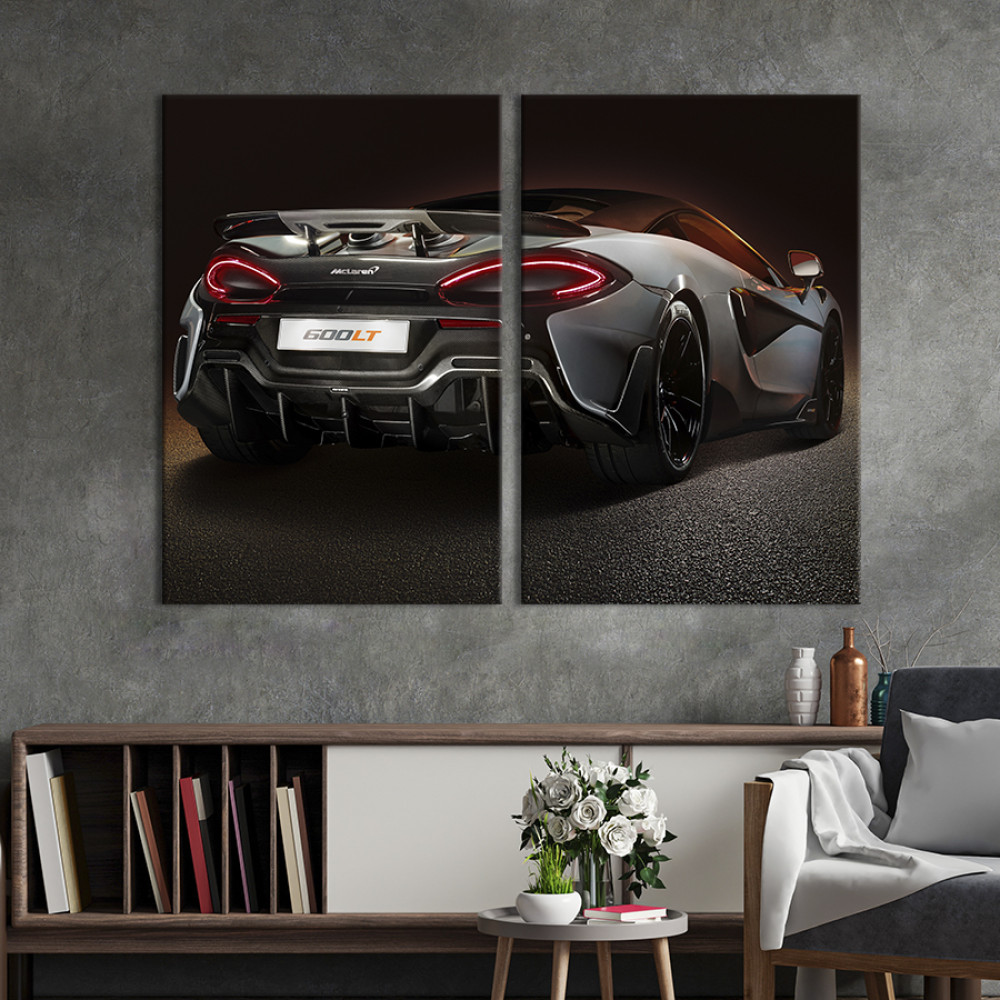 Картина McLaren 570S вид ззаду 71x51 см (1351-2)