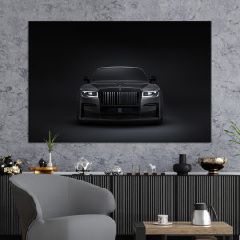 Картина Rolls-Royce Black Badge Ghost 122x81 см (1276-1)