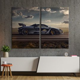 Картина Розкішне авто McLaren Senna вид збоку 71x51 см (1363-2)