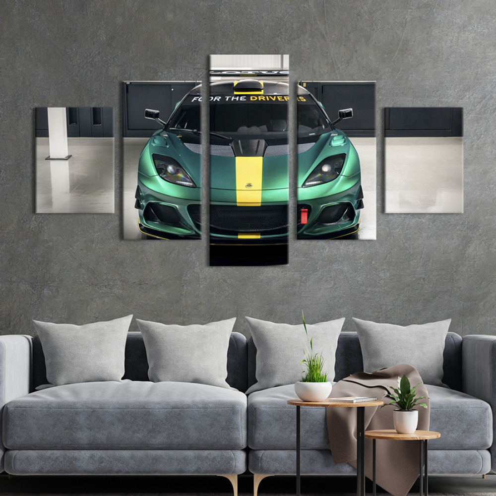 Картина Британський суперкар Lotus Evora 112x54 см (1347-52)