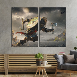 Картина Assassin's Creed: Valhalla 71x51 см (1458-2)
