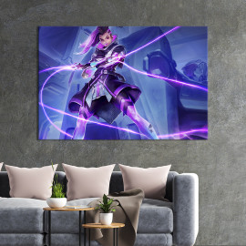 Картина Сомбра з Overwatch 51x34 см (1427-1)