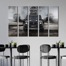 Картина Стильний позашляховик Mercedes AMG G63 Brabus 87x50 см (1247-51)