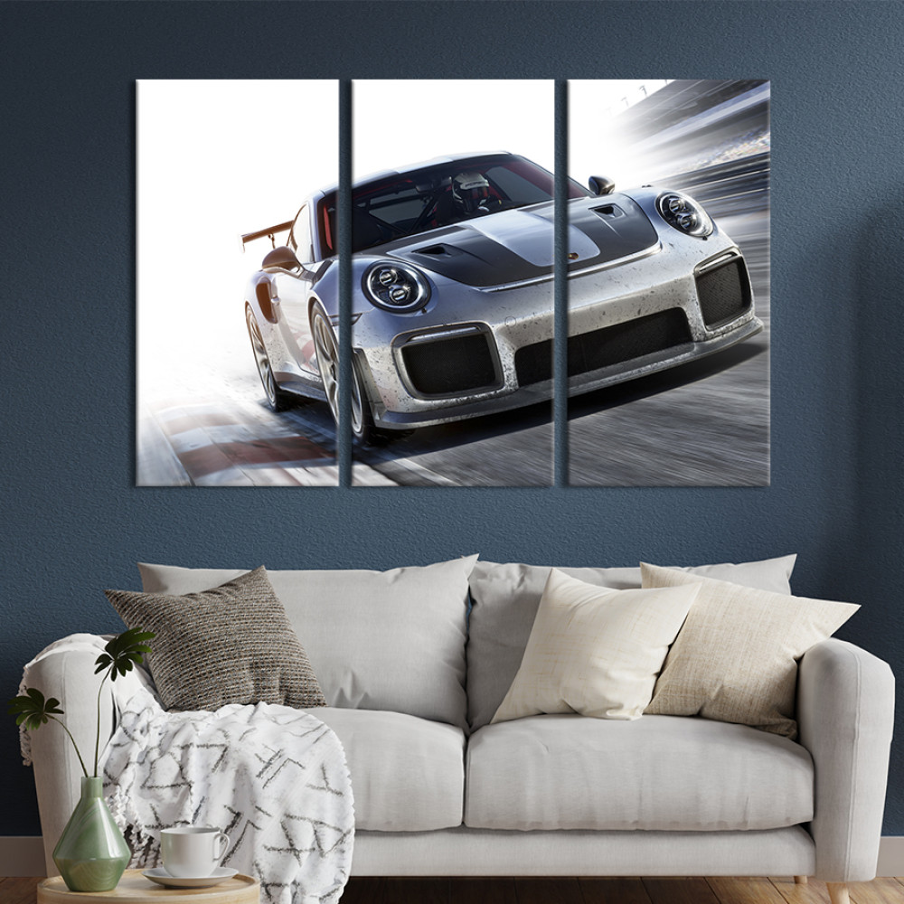 Картина Спортивний Porsche 911 GT2 RS 128x81 см (1285-31)