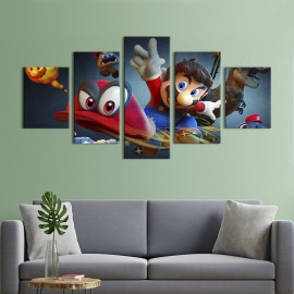 Картина Культова гра Super Mario 112x54 см (1512-52)