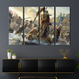 Картина Алексіос - персонаж Assassin's Creed: Odyssey 149x93 см (1496-41)