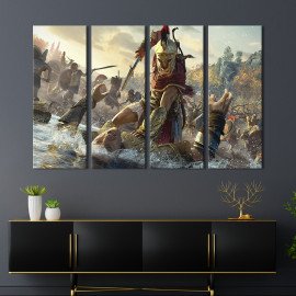 Картина Алексіос - персонаж Assassin's Creed: Odyssey 89x53 см (1496-41)