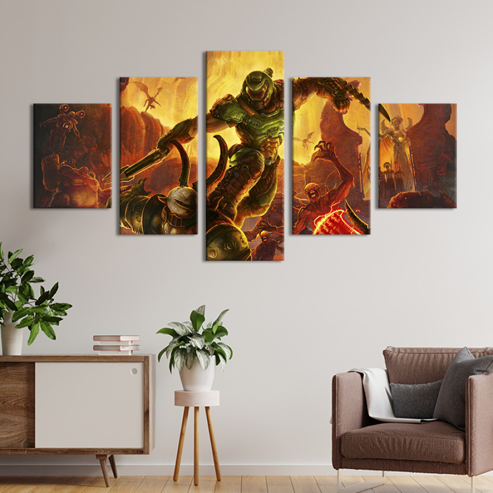 Картина Персонаж Доом 112x54 см (1472-52)