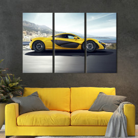 Картина Авто McLaren P1 в Монте-Карло 78x48 см (1370-31)