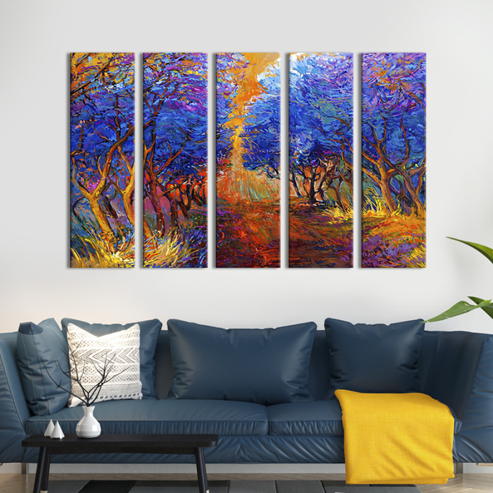 Картина Мальовнича лісова хаща 155x95 см (634-51)