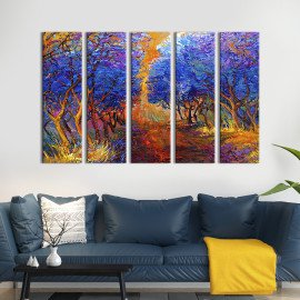 Картина Мальовнича лісова хаща 87x50 см (634-51)