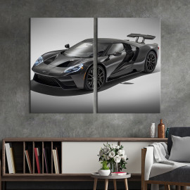Картина Потужний автомобіль Ford GT 71x51 см (1259-2)