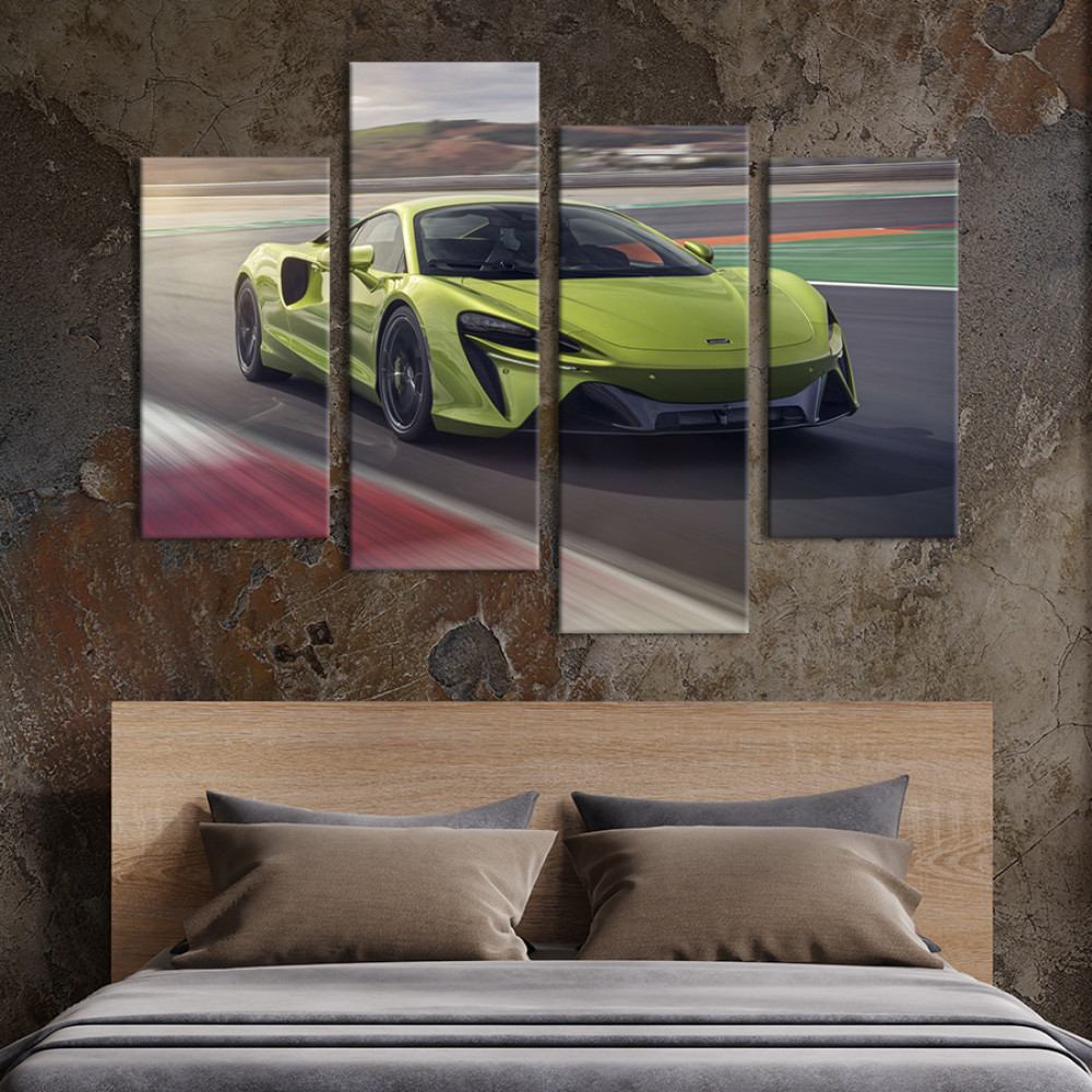 Картина Розкішний суперкар Макларен Артура 89x56 см (1280-42)