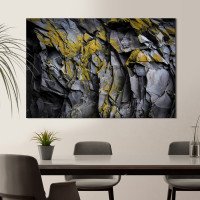 Картина абстракція картина для офісу Сіра текстура скелі 51x34 см (1085-1)