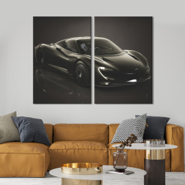 Картина Шикарний чорний McLaren Speedtail 71x51 см (1360-2)