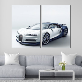 Картина Розкішний Bugatti Chiron 71x51 см (119-2)
