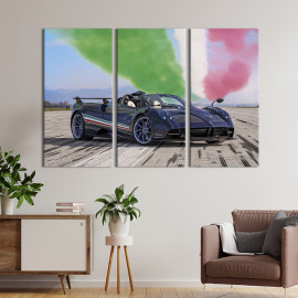 Картина Стильний автомобіль Pagani Huayra Tricolore 78x48 см (1272-31)