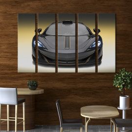 Картина Шикарний чорний McLaren 600LT 87x50 см (1350-51)