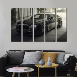Картина Вишуканий автомобіль Rolls-Royce 87x50 см (1400-51)
