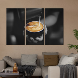 Картина Кава як мистецтво 78x48 см (300-31)