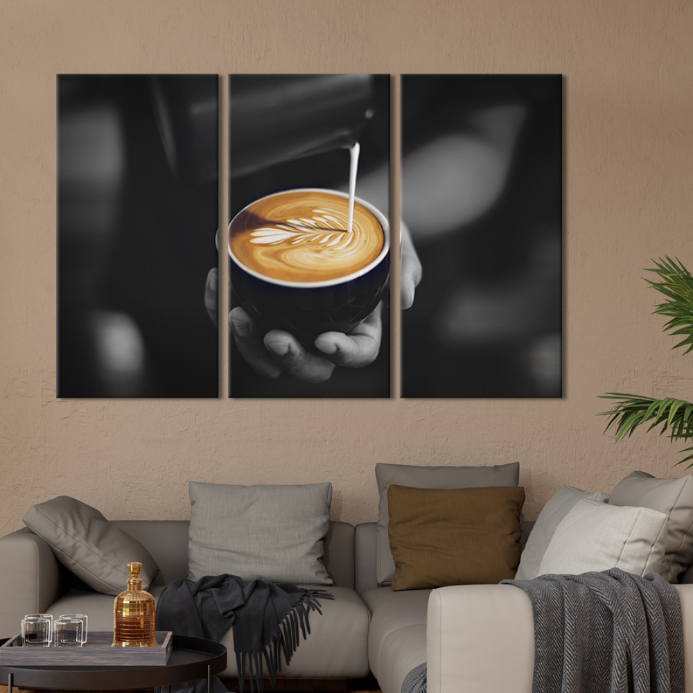 Картина Кава як мистецтво 128x81 см (300-31)