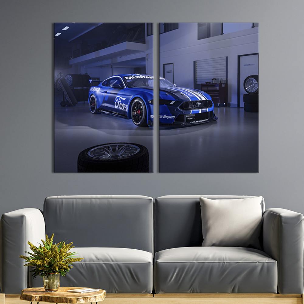 Картина Швидкий Ford Mustang GT Gen3 111x81 см (1284-2)