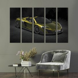 Картина Яскравий суперкар McLaren 675LT 87x50 см (1361-51)