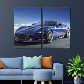 Картина Люксове авто Ferrari Roma 71x51 см (1294-2)