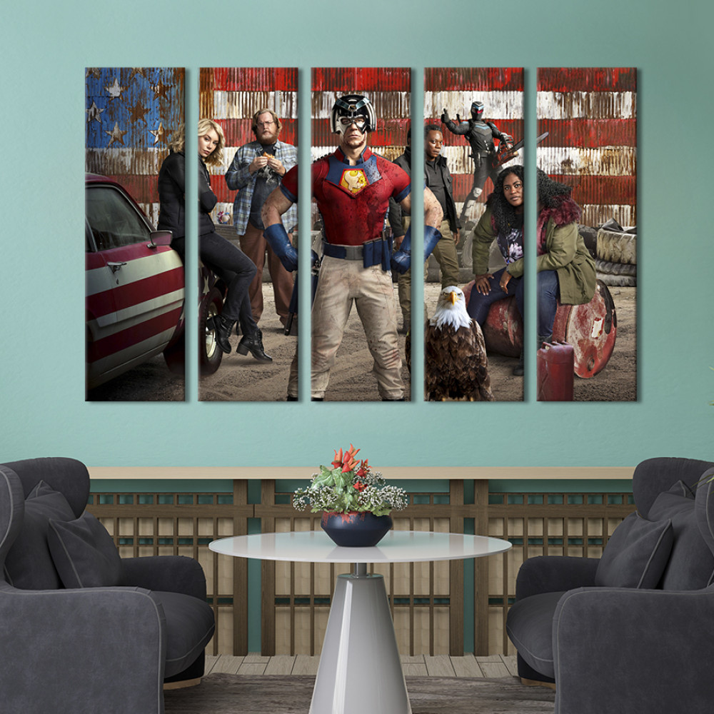 Картина Миротворець - персонаж DC Comics 87x50 см (1490-51)