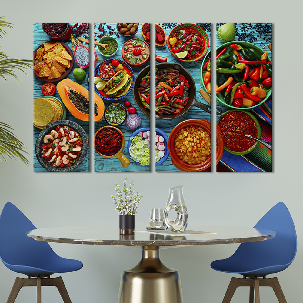 Картина на полотні Кухня Мексики 66x40 см (295-32)