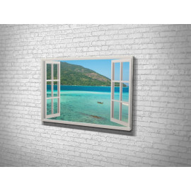 Картина Блакитна лагуна 51x34 см (608