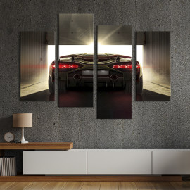 Картина Суперкар Lamborghini Sian 89x56 см (87-42)