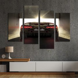 Картина Суперкар Lamborghini Sian 89x56 см (87-42)