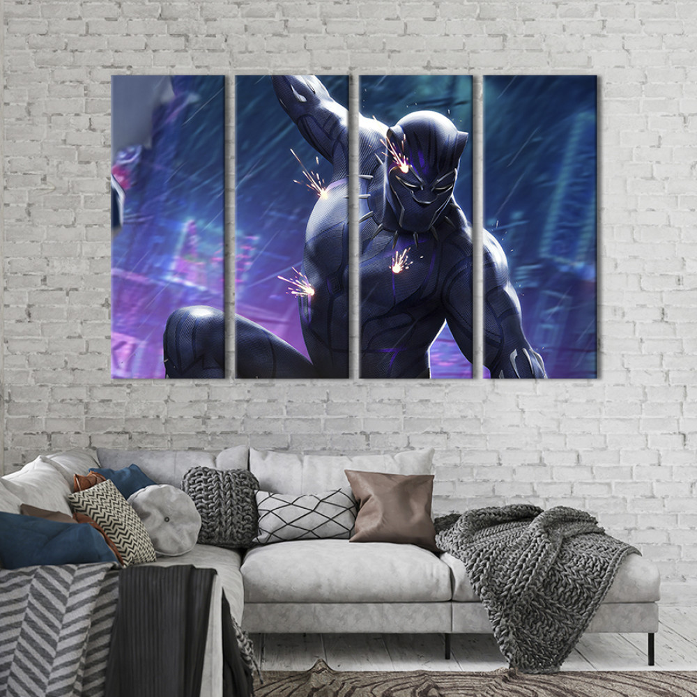 Картина Чорна пантера Marvel Comics 89x53 см (691-41)