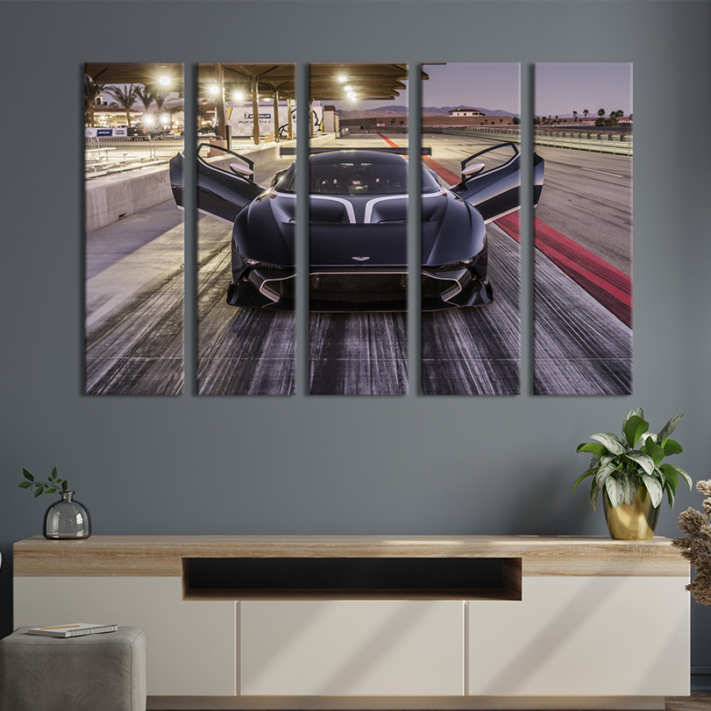 Картина Модний автомобіль Aston Martin Vulcan 87x50 см (1410-51)