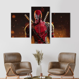 Картина на полотні Deadpool 66x40 см (700-32)