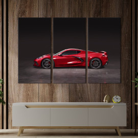 Картина Елітний автомобіль Chevrolet Corvette 78x48 см (1261-31)