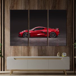 Картина Елітний автомобіль Chevrolet Corvette 78x48 см (1261-31)