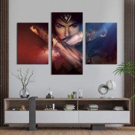 Картина Діана з фільму Wonder Woman 66x40 см (1414-32)