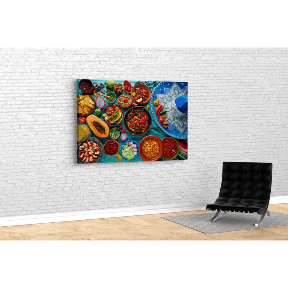 Картина в кухню Яскрава їжа 120x80 см (424)