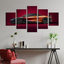Картина Фантастичний суперкар McLaren 765LT Strata 112x54 см (1377-52)