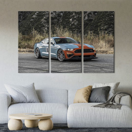 Картина Швидкий автомобіль Mustang Roush Stage 78x48 см (1253-31)