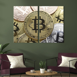 Картина Bitcoin 111x81 см (537-2)