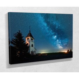 Картина Церква під Чумацьким шляхом 80x54 см (830)