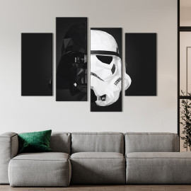 Картина Darth Vader and Stormtrooper Helmet 129x90 см (748-42)