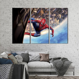 Картина Символ Marvel - Людина-павук 78x48 см (766-31)