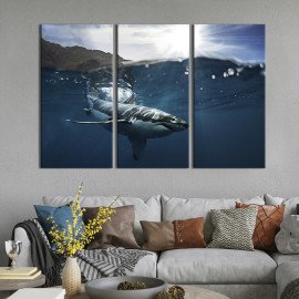 Картина Кровожерлива акула 78x48 см (151-31)