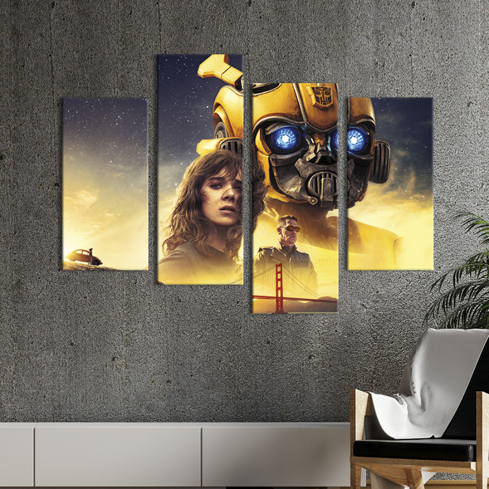 Картина Герої фільму Bumblebee 89x56 см (1464-42)